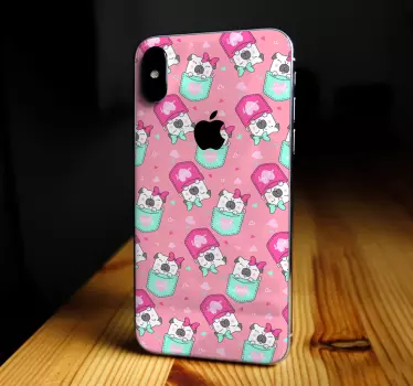 Sticker IPhone süße haustiermuster - TenStickers