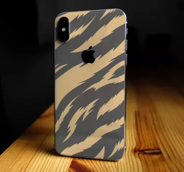 Sticker iphone wilder tierdruck - TenStickers
