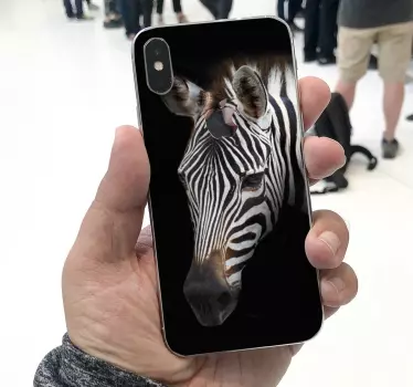 Sticker IPhone zebrakopfnah - TenStickers