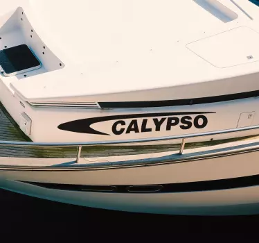 Aufkleber Marine sportboot-Name - TenStickers