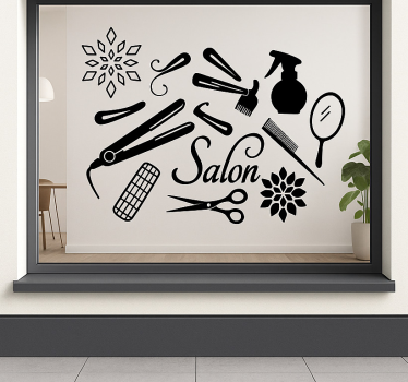 Sticker Mode schönheitssalon-werkzeuge - TenStickers