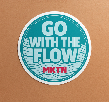 Wandtattoo Technologie mit dem strom schwimmen - TenStickers