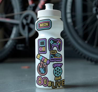 Fahrrad Aufkleber neon-set - TenStickers