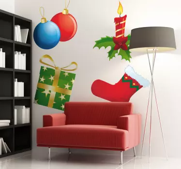 Sticker Set Weihnachtszeit - TenStickers