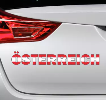 Sticker Text Österreich - TenStickers