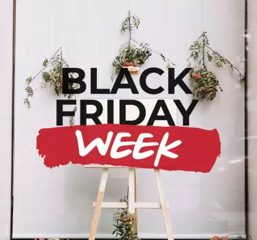 Stickers Black Friday Schwarze freitagwoche - TenStickers