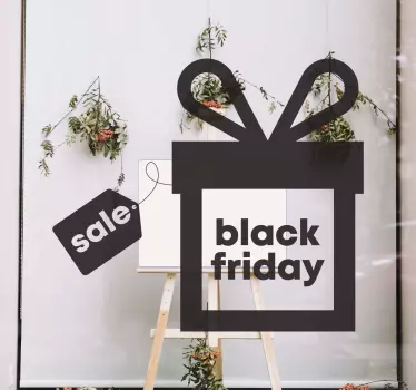 Stickers Black Friday Schwarzer freitag in einem geschenk - TenStickers