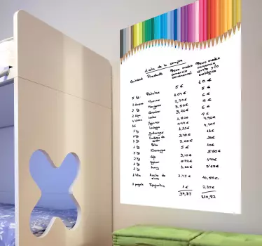 Stifte Whiteboard Folie - TenStickers