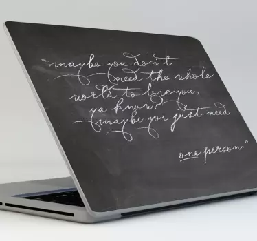 Tafelfolie Laptopsticker - TenStickers