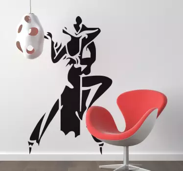 Tango Tänzer Wandtattoo - TenStickers