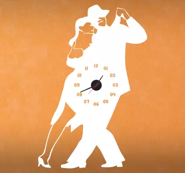 Tango Uhr Aufkleber - TenStickers
