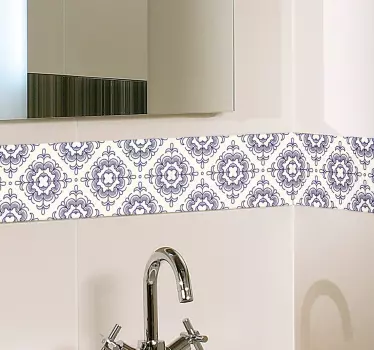 Bordüre selbstklebend Vintage Ornamente - TenStickers