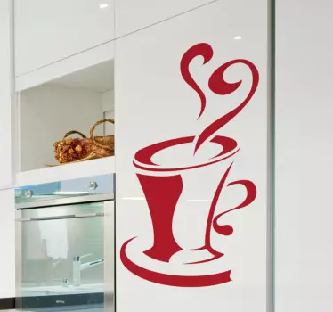 Wandtattoo Tasse - TenStickers