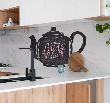 Teekanne Wandtattoo - TenStickers