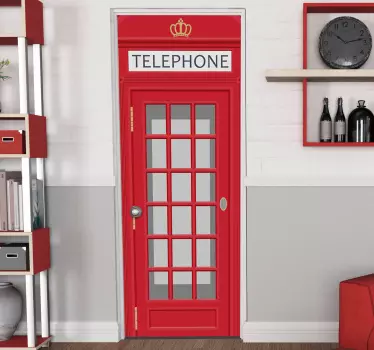 Telefonbox glastür aufkleber - TenStickers