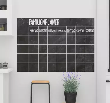Tafelfolie Tafelfolie Familienplaner - TenStickers