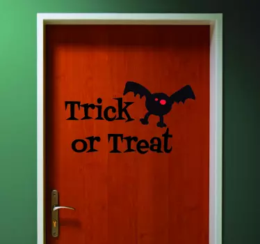 Trick or Treat Halloween Wandtattoo - TenStickers
