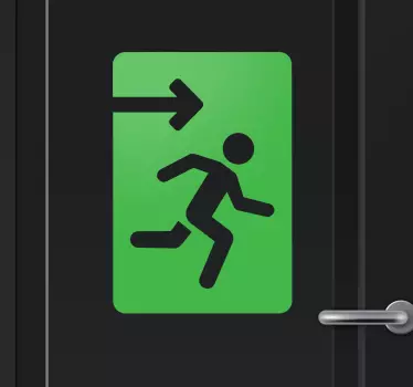 Aufkleber Firma Ausgang Schild - TenStickers