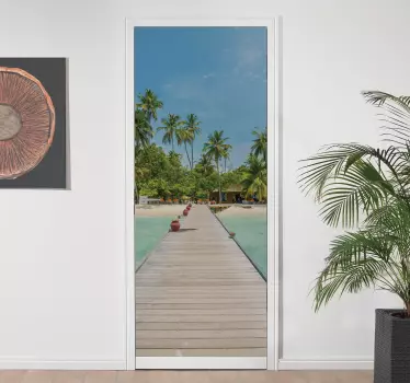 Türaufkleber Meer und Strand - TenStickers