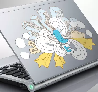 Twitter Aufkleber - TenStickers