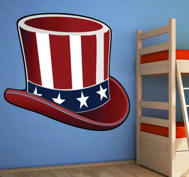 Uncle Sam Hut Aufkleber - TenStickers