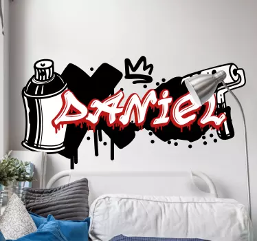 Urban Aufkleber Minimale Farben grafitti - TenStickers