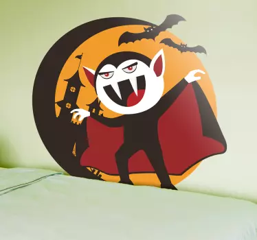 Wandtattoo Kinderzimmer Vampir Graf Dracula - TenStickers