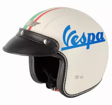 Motorrad Aufkleber Helm Vespa Logo - TenStickers