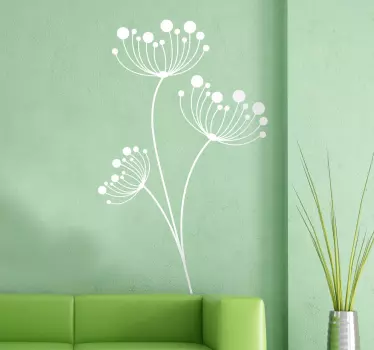 Wandtattoo moderene Pusteblume - TenStickers