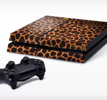 Aufkleber PS4 Giraffenmuster - TenStickers