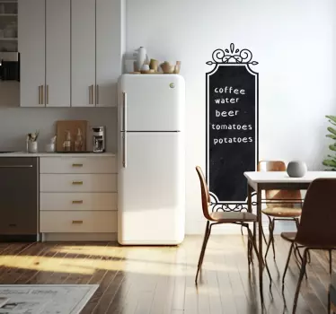 Vintage Rahmen Tafelfolie - TenStickers