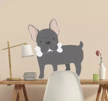 Wandaufkleber der französischen bulldogge - TenStickers