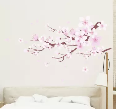 Wandtattoos Schlafzimmer Kirschbaumblüte - TenStickers