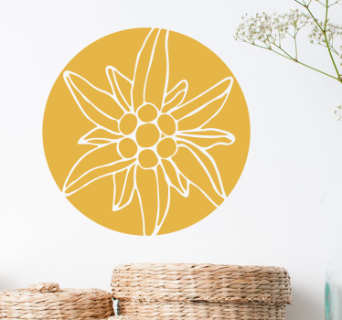 Wandtattoo Alpenblume - TenStickers