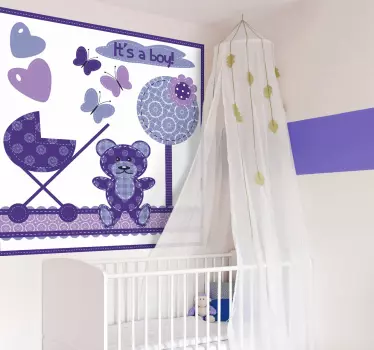 Wandtattoo baby süßer junge - TenStickers