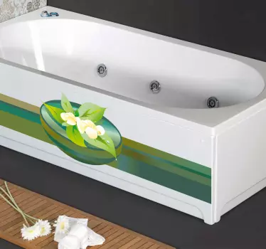 Wandtattoo Badewanne - TenStickers