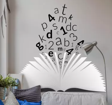 Wandtattoo Buch - TenStickers
