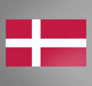 Wandtattoo Flagge Dänemark - TenStickers