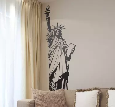 Wandtattoo Freiheitsstatue NYC - TenStickers