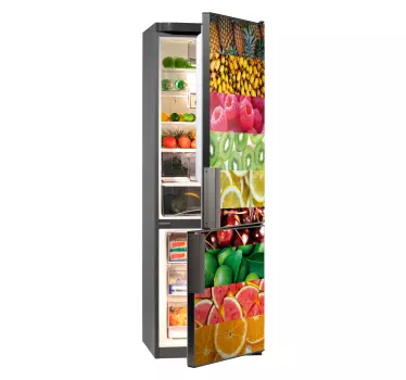 Fototapete Früchte Kühlschrank - TenStickers