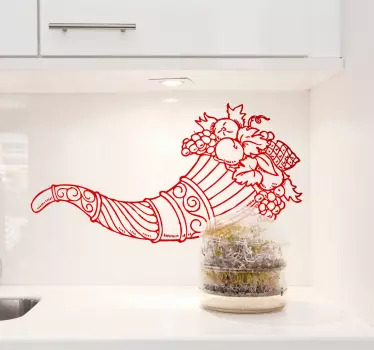 Wandtattoo für die Küche Früchte - TenStickers