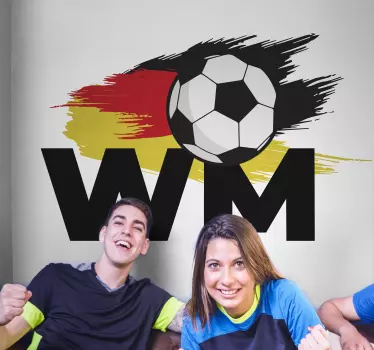 Wandtattoo Fußball WM - TenStickers