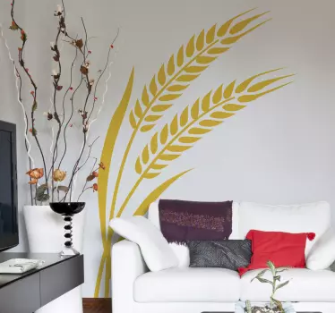 Wandtattoo Pflanzen Gerste - TenStickers