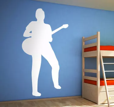 Wandtattoo Gitarrist - TenStickers