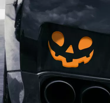 Autoaufkleber Halloween Kürbisgesicht - TenStickers