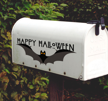 Wandtattoo für Zuhause Happy Halloween Fledermaus - TenStickers