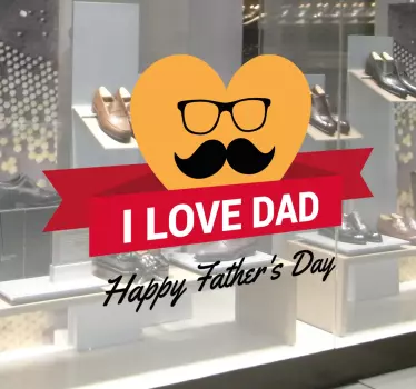 Wandtattoo I Love Dad - TenStickers