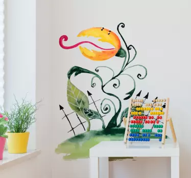 Wandtattoo Pflanze Karnivoren - TenStickers