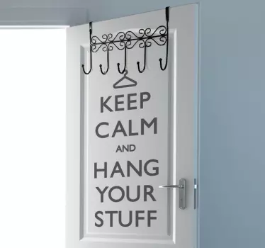 Wandtattoo Keep calm - TenStickers