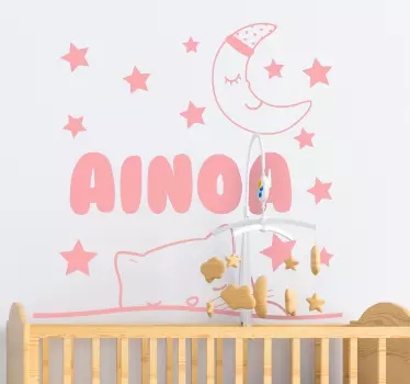 Wandtattoo Kinderzimmer anpassbares babyzimmer-design - TenStickers